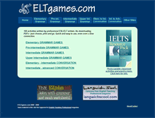 Tablet Screenshot of eltgames.com